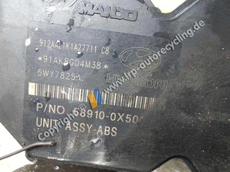 Hyundai i10 ABS Block Hydroaggregat BH60109100 MANDO BJ2009